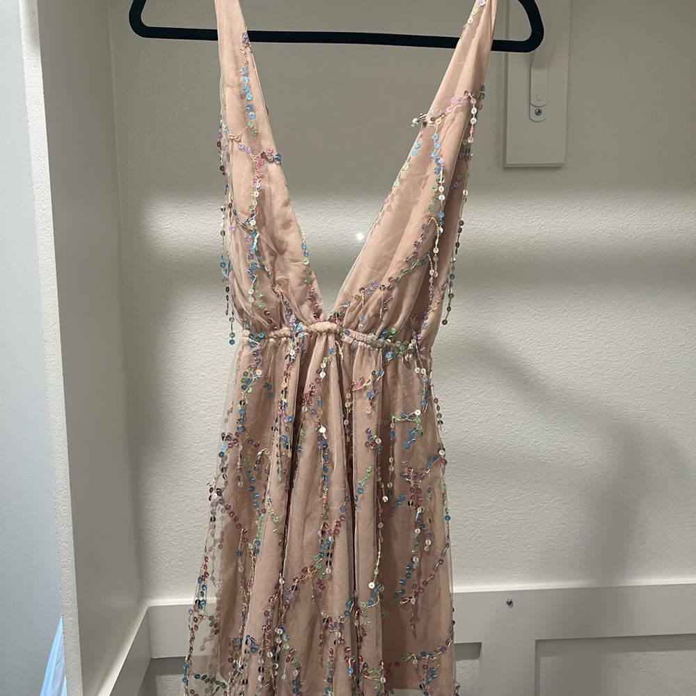 Selfie Leslie Sequin Embellished Dress